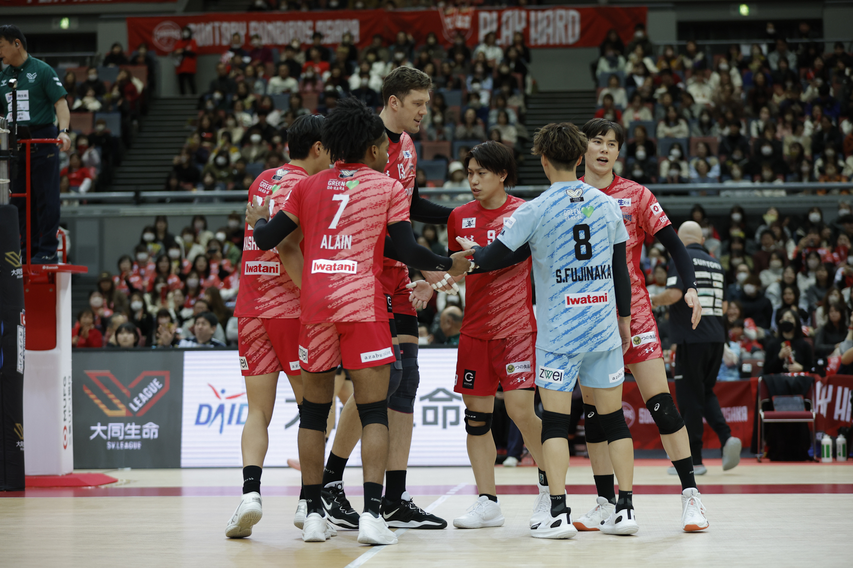 2024-25 大同生命SV.LEAGUE 2月8日(土) ウルフドッグス名古屋戦